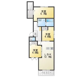 ベル・クレア【2階】の間取り