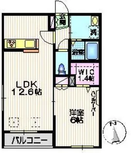 Marquise Court【1階】の間取り