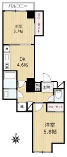 アークビル西新宿【4階】の間取り