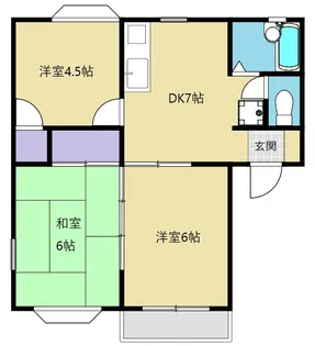 レクサス南光台I【2階】の間取り