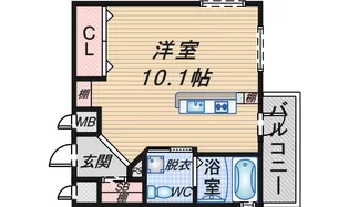 Lumiere豊中【3階】の間取り