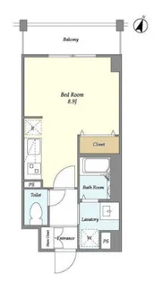 N alivio HORIUCHI【1階】の間取り