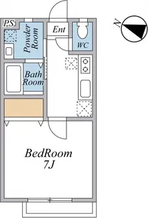 エクセルヴィレッジB棟【2階】の間取り