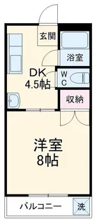 F-16マンション【3階】の間取り