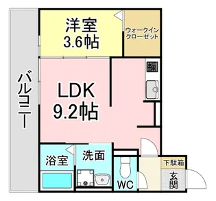 グランメゾン城野【3階】の間取り