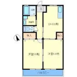 かたつけや(形付屋)【2階】の間取り