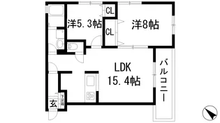 アルタイルヴィラ【2階】の間取り