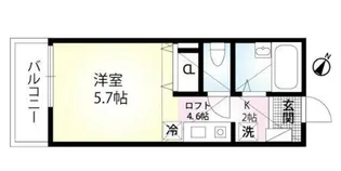 Sky Hill 富岡【2階】の間取り