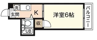 ウイング五日市駅前B棟【5階】の間取り