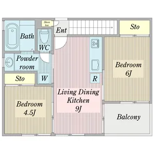 マーサコートの間取り
