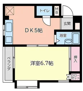 パレスハウイン【2階】の間取り
