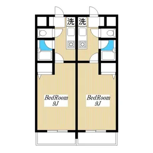 スターダスト麻生I【3階】の間取り