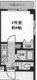 アーバヒルズ中野新橋【2階】の間取り