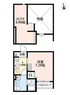 アコード丹波橋【1階】の間取り