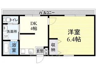第8淀川ビル【4階】の間取り