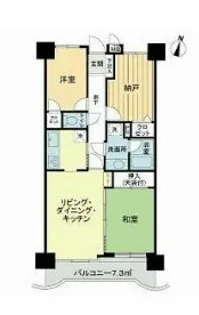 ライオンズマンション草加旭町【2階】の間取り
