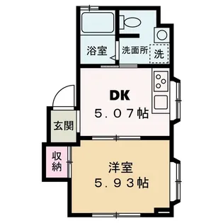 ジュネパレス川崎第一【3階】の間取り