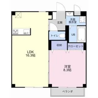 The Front【2階】の間取り