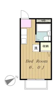 サンライズサトウ【4階】の間取り