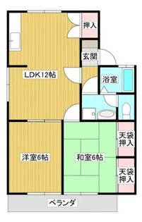 グランベルデ B棟【1階】の間取り