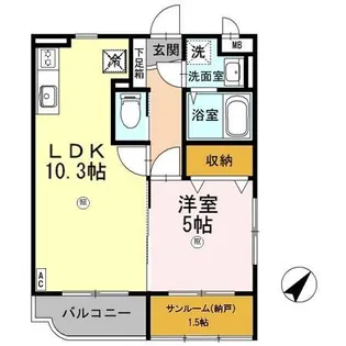 プルミエヴィラ【1階】の間取り