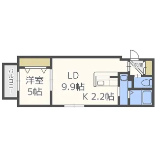 CityPremiere発寒(シティプレミア発寒)【1階】の間取り