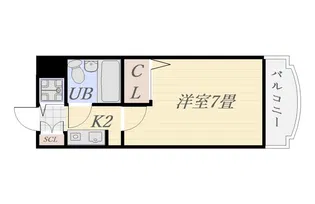 ラ・レジダンス・ド・シュペルブ305号【3階】の間取り