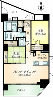 アデニウム熱海濱ノ離宮【6階】の間取り