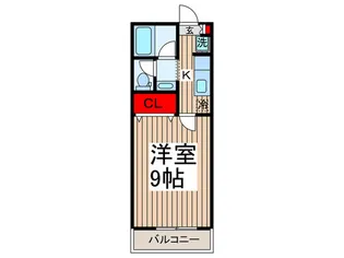 グレンデール洗足【2階】の間取り