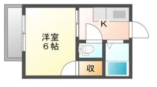 メゾンハゴロモ【1階】の間取り