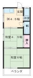 グリーンハウス名東【1階】の間取り
