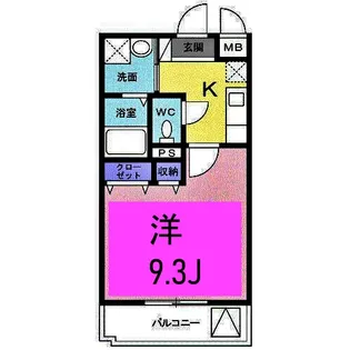 メゾン ド ブシヤ【2階】の間取り