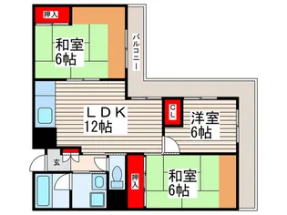 ロイヤルハイム・KEN【3階】の間取り