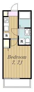 リヴィエールII【2階】の間取り