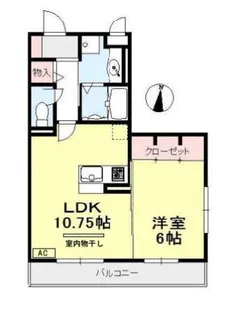 ベルウッド【3階】の間取り