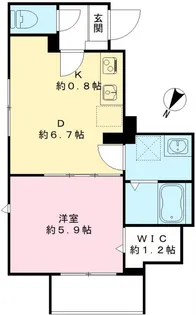カームコートK【2階】の間取り