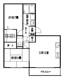 ロック21【1階】の間取り
