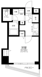 菱和パレス渋谷西【6階】の間取り
