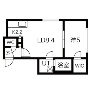 ECOA麻生駅前【5階】の間取り