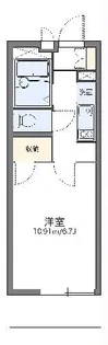 レオパレスクレシア柵町【3階】の間取り