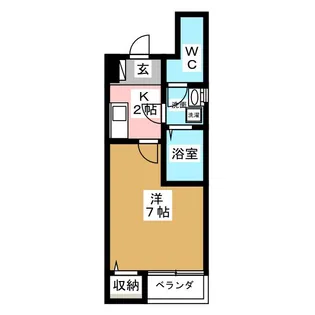 クレフラスト大杉町A棟【1階】の間取り