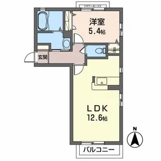 ウィル クレールIII【2階】の間取り