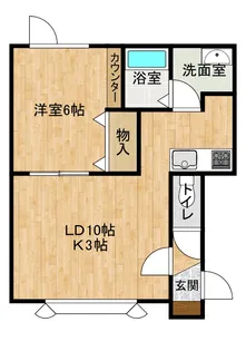 ノーザンベル【2階】の間取り