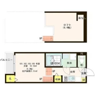 Villa Hermosa国見(ヴィラエルモサクニミ)【1階】の間取り