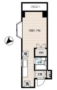 ドムス白山【3階】の間取り