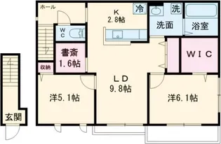 サウダージ桜丘の間取り