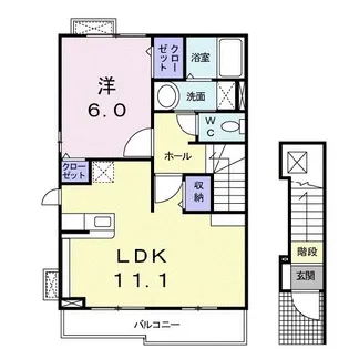 ノーブル【2階】の間取り