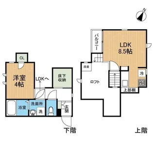 CB弥生フィオーレ【1階】の間取り