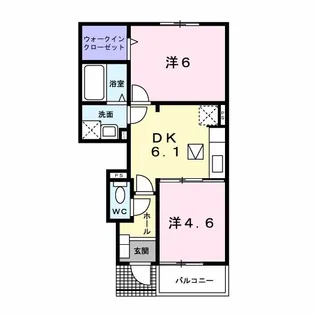 アピオン Toyohira I【1階】の間取り