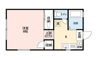 丘の上のアトリエ【1階】の間取り